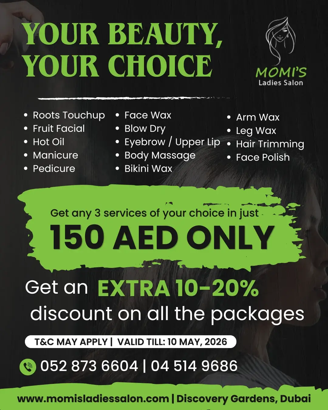 Your Beauty, Your Choice - momis ladies salon